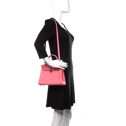 Hermes Swift Kelly Retourne 25 Rose Azalee 2 of 11