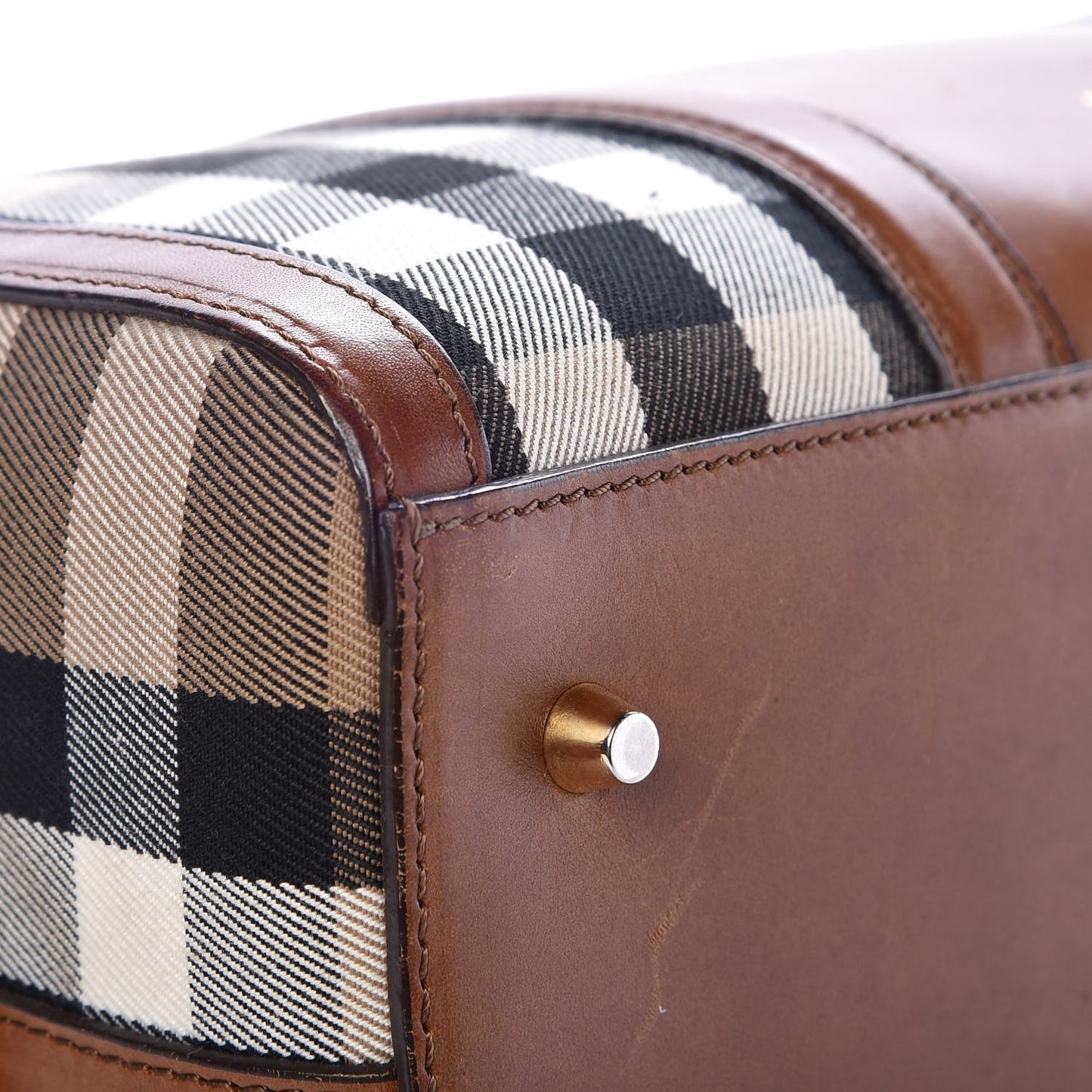 House Check Medium Alchester Bowling Bag Tan