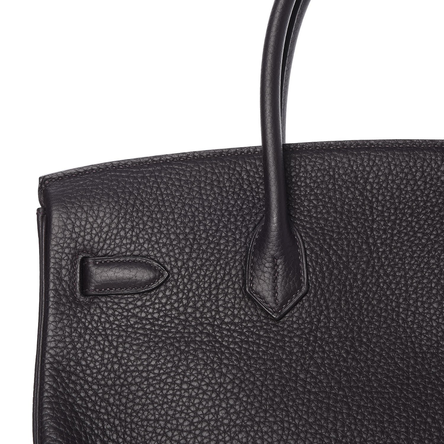 Hermes Taurillon Clemence Birkin 35 Prunoir 24 of 31