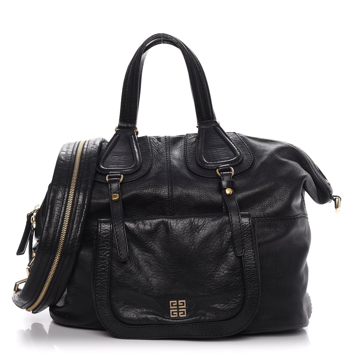 Calfskin Medium Pocket Nightingale Black