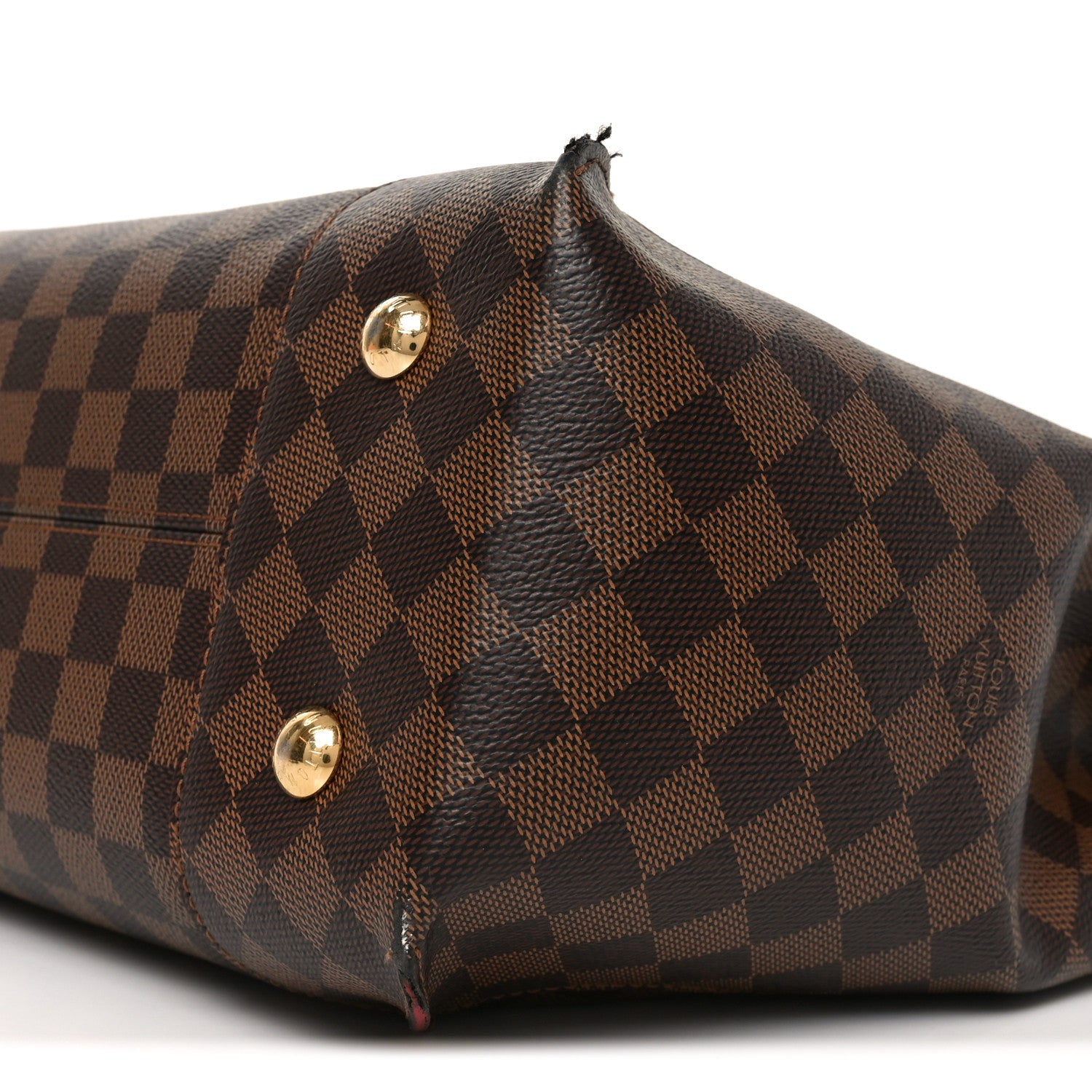 Louis Vuitton Damier Ebene Caissa Hobo Cherry 9 of 11