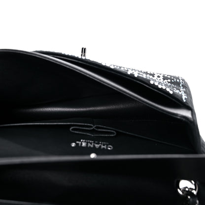 Chanel Velvet Crystal Medium Double Flap Black 5 of 9