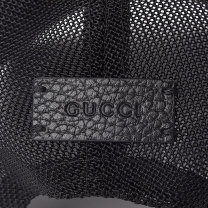 Gucci Nylon Monogram Baseball Hat XL Black 6 of 7
