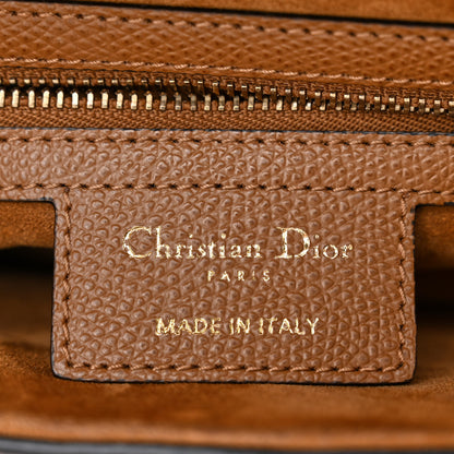 Christian Dior Grained Calfskin Saddle Bag Camello 6 of 10