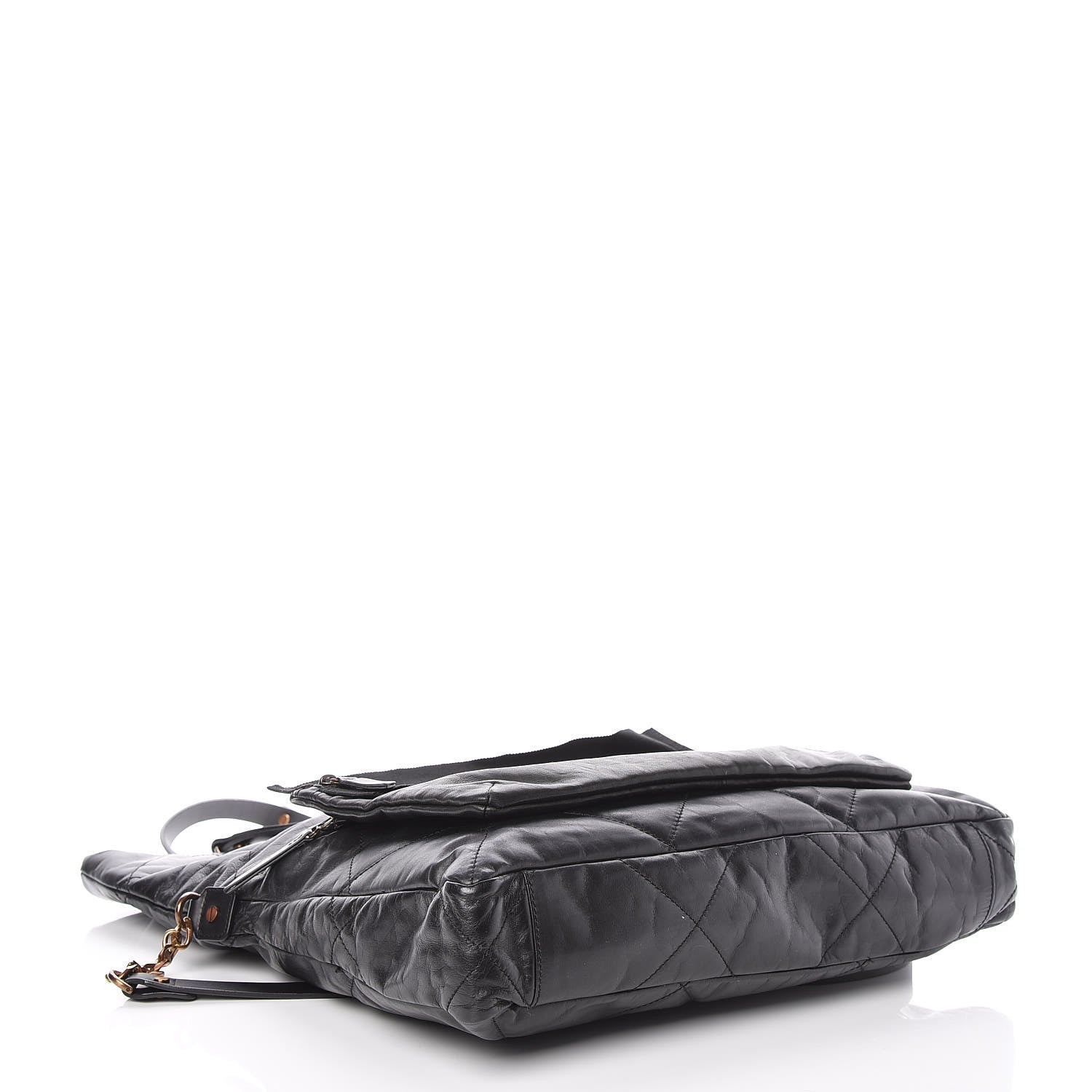 Lanvin Calfskin Quilted Dear Danae Shoulder Bag Black 4 of 8