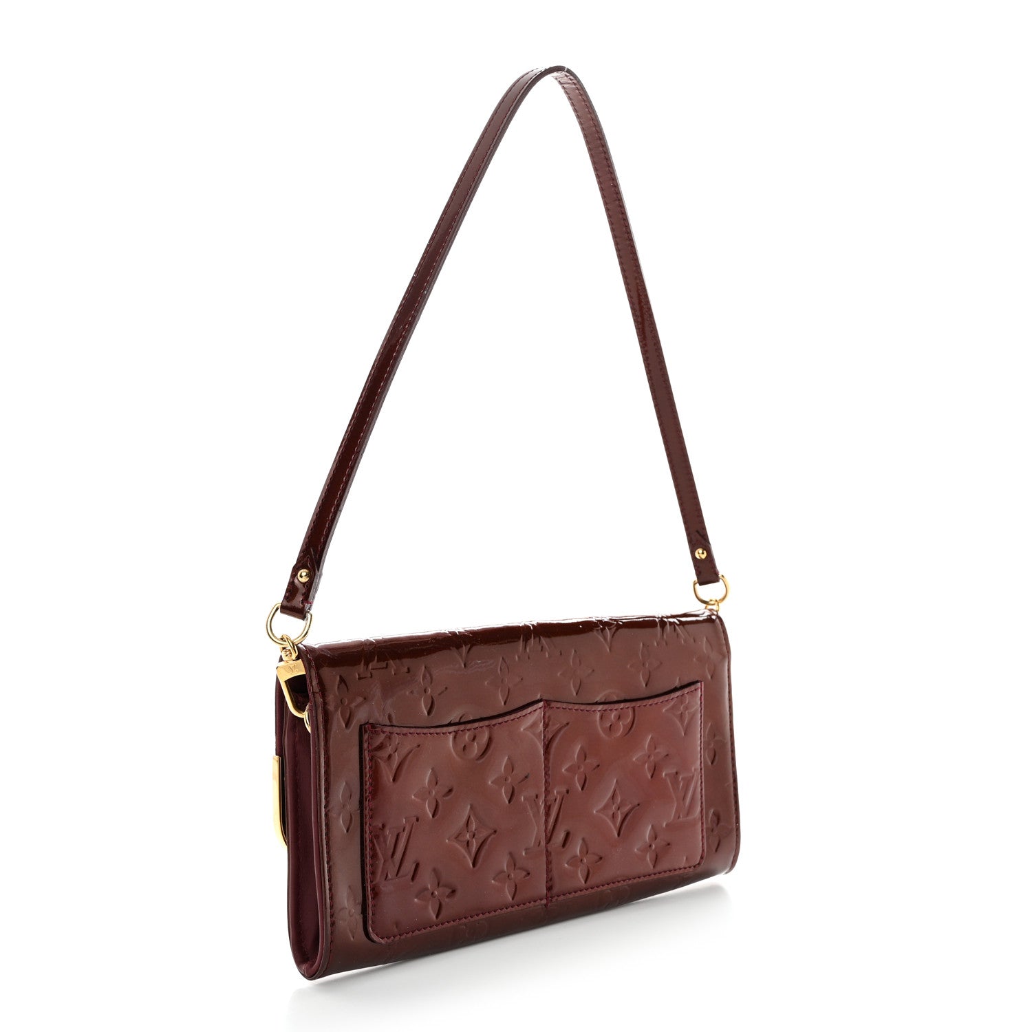 Louis Vuitton Vernis Rossmore MM Amarante 3 of 9