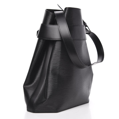Louis Vuitton Epi Sac D'Epaule GM Black 3 of 10