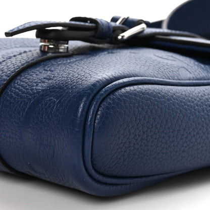 Gucci Piuma Calfskin Jumbo GG Embossed Small Messenger Bag Royale 9 of 9