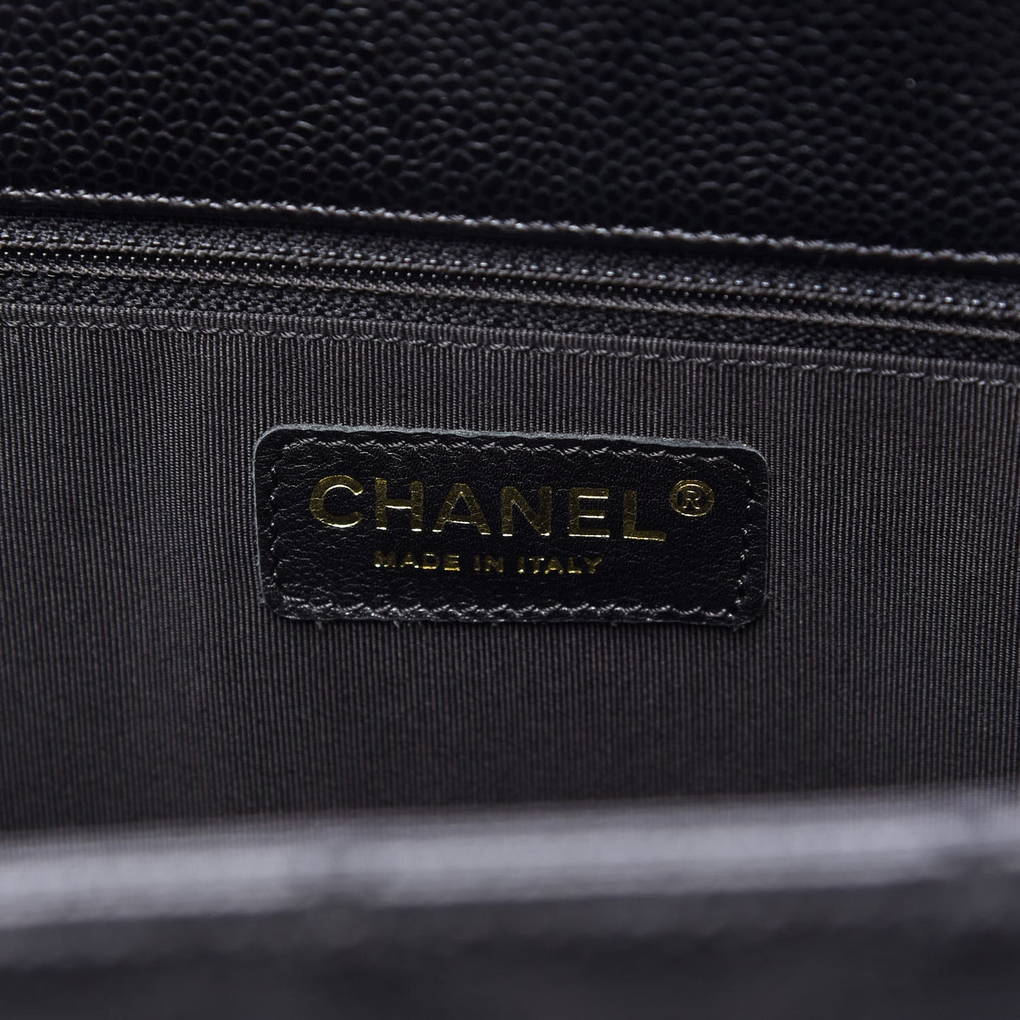 Caviar Quilted Grand Shopping Tote GST Black