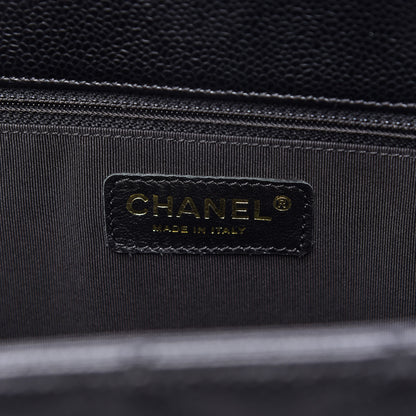 Chanel Caviar Quilted Grand Shopping Tote GST Black 8 of 9