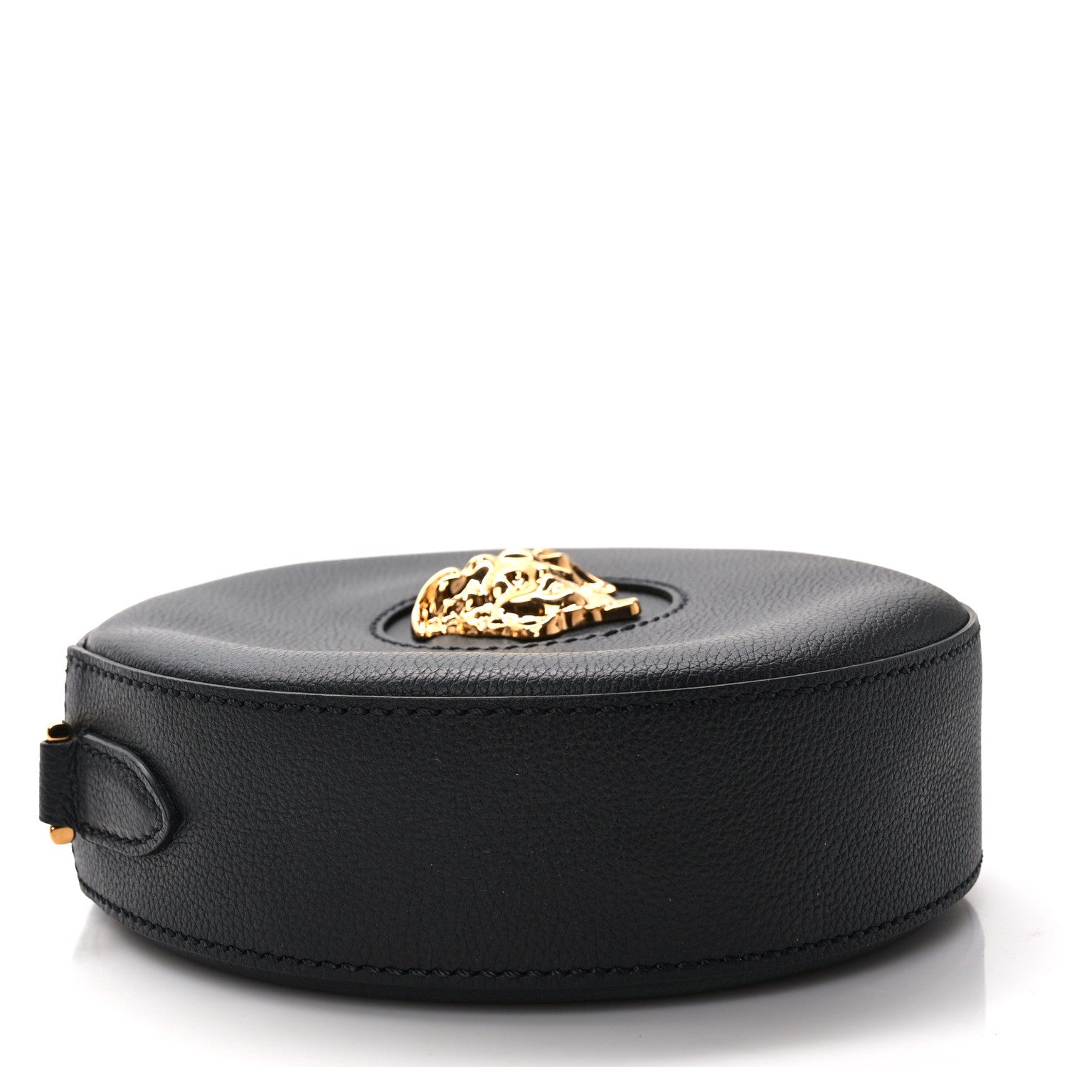 Versace Calfskin La Medusa Round Camera Bag Black 4 of 11
