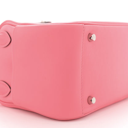 Hermes Swift Mini Lindy 20 Rose Ete 9 of 11