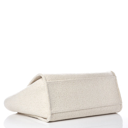 Chanel Lurex Boucle Medium Deauville Tote White 4 of 9