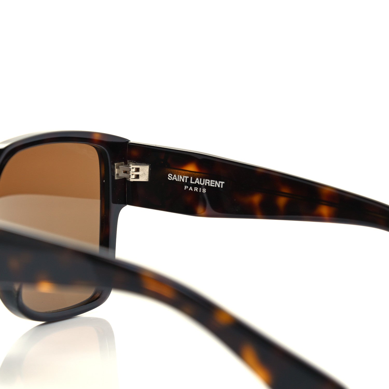 Saint Laurent Square SL M9 Sunglasses Tortoise 6 of 8