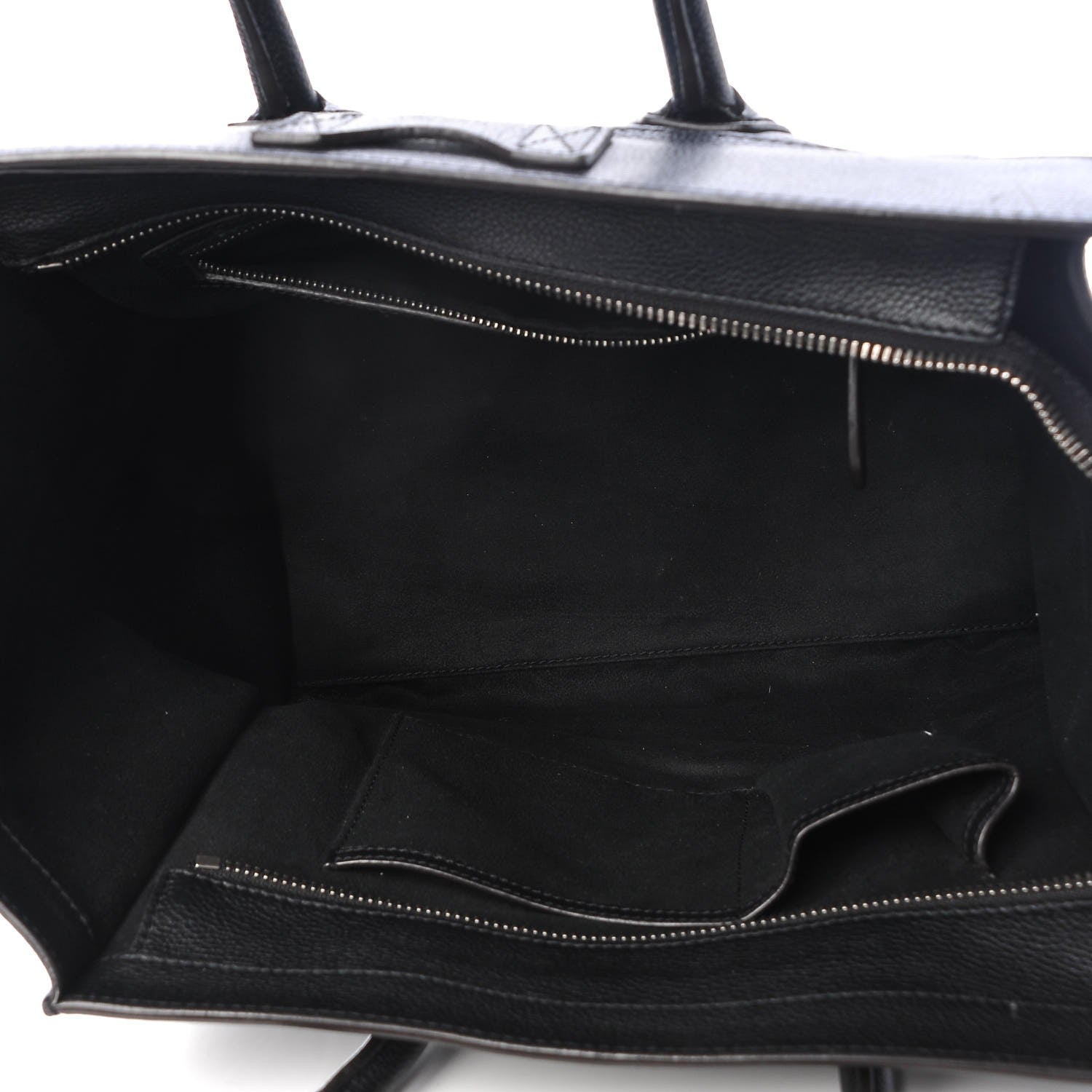 Celine Drummed Calfskin Mini Luggage Black 13 of 13