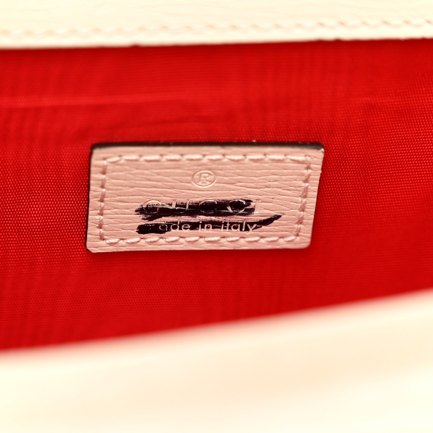 Textured Calfskin Lunar New Year Small Dionysus Shoulder Bag Mystic White Red