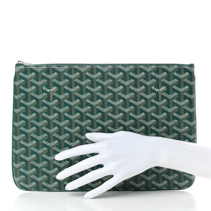 Goyard Goyardine Senat Pochette MM Green 2 of 7