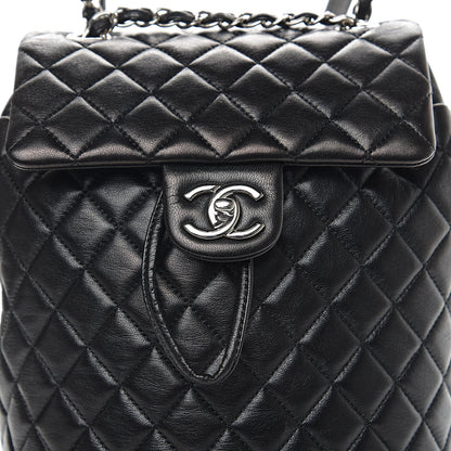 Chanel Lambskin Quilted Small Urban Spirit Backpack Black 9 of 14