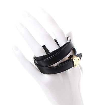 Louis Vuitton Calfskin Box It Bracelet 17 Black 2 of 9