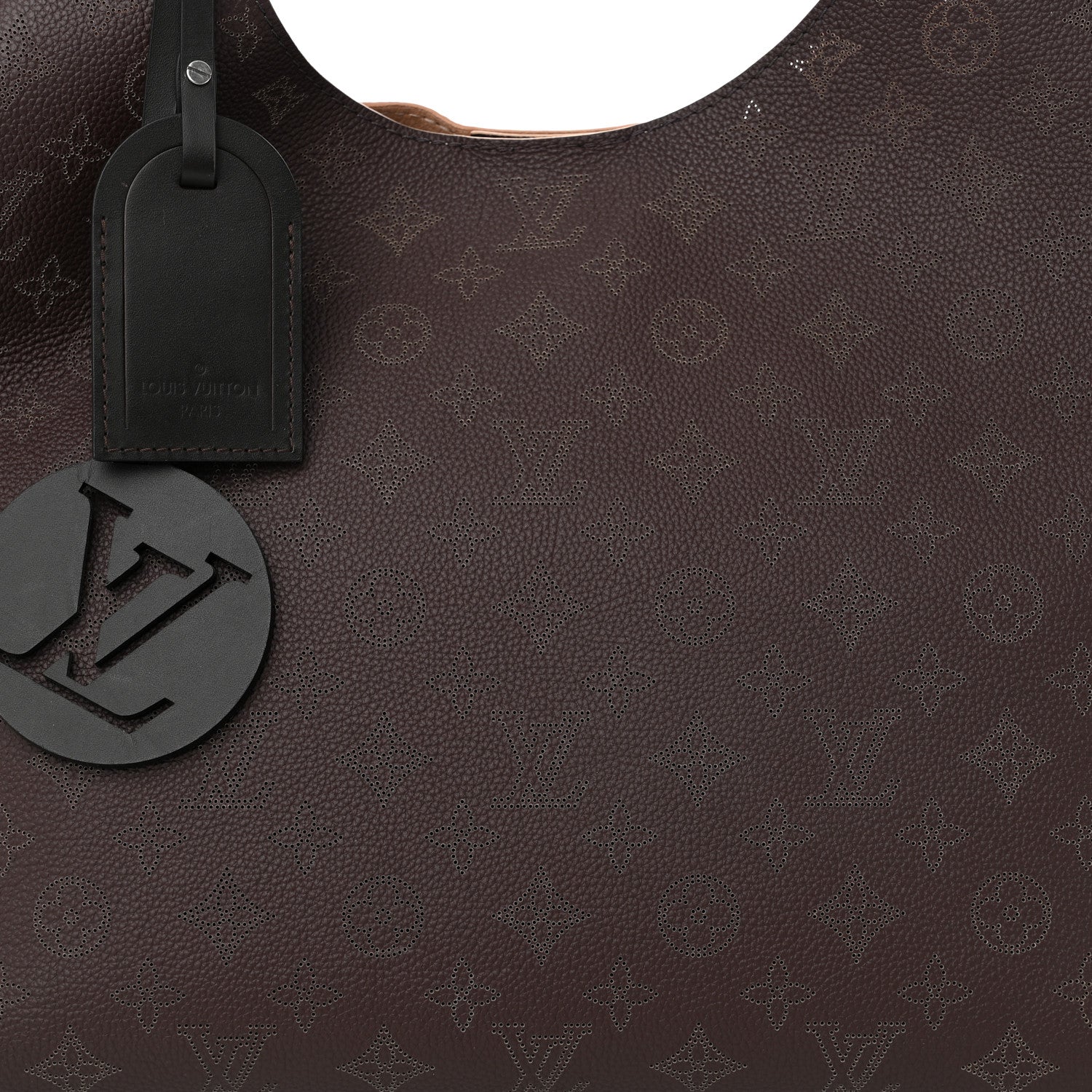 Louis Vuitton Mahina Carmel Hobo Chocolate 7 of 9