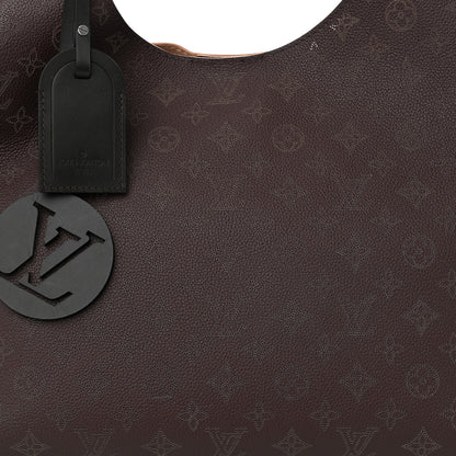 Louis Vuitton Mahina Carmel Hobo Chocolate 7 of 9