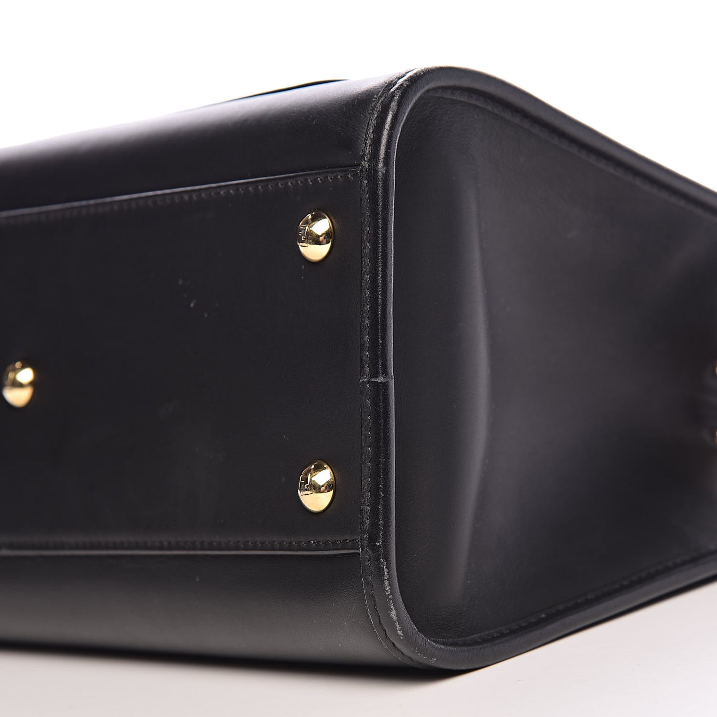 Vitello Century F is Fendi FF 1974 Embossed Small Runaway Satchel Black Maya