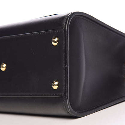 Fendi Vitello Century F is Fendi FF 1974 Embossed Small Runaway Satchel Black Maya 11 of 16