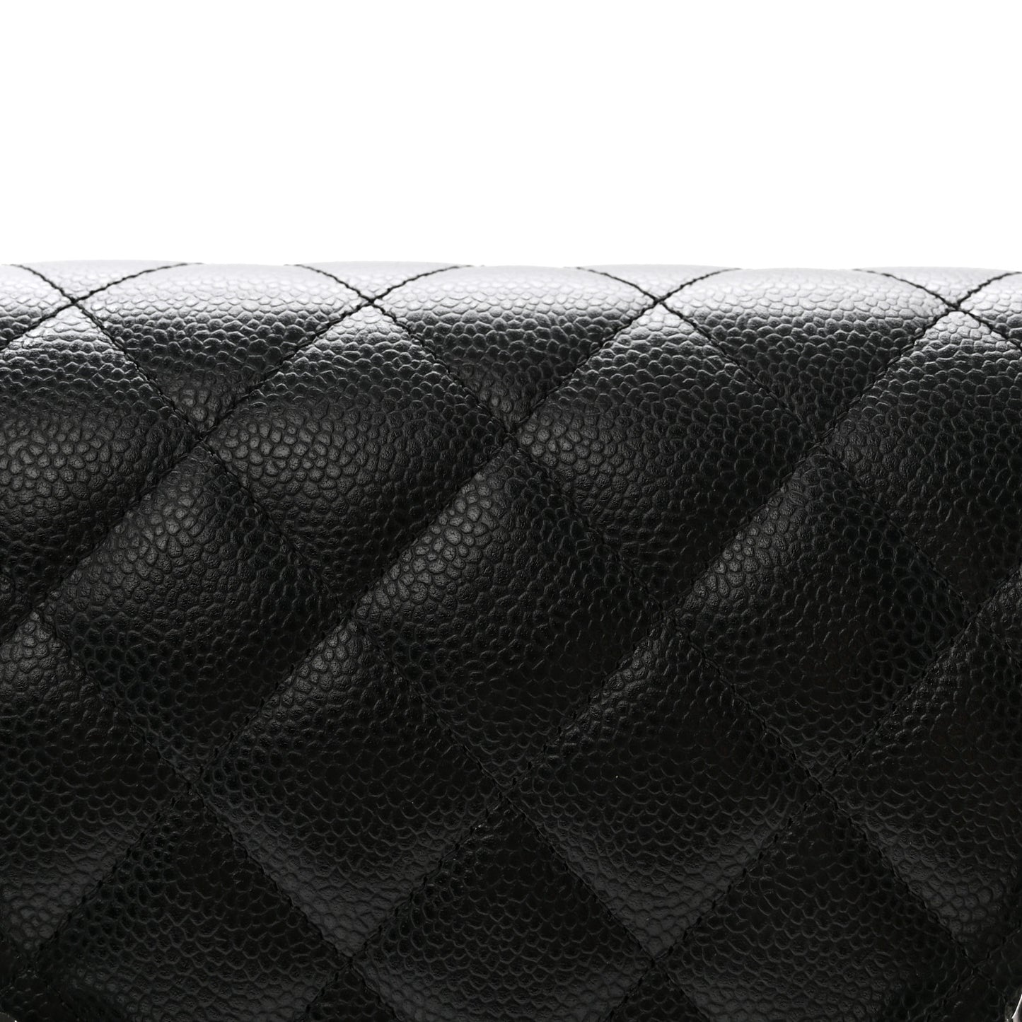 Caviar Quilted Maxi Double Flap Black