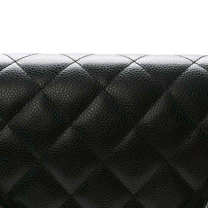 Chanel Caviar Quilted Maxi Double Flap Black 8 of 10
