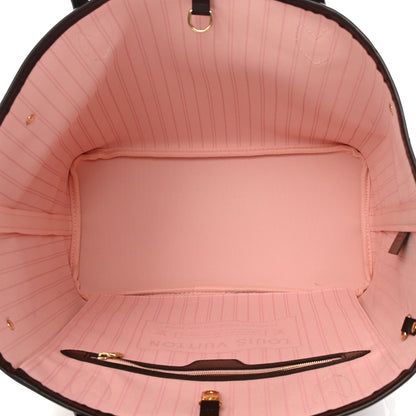 Louis Vuitton Damier Ebene Neo Neverfull MM Rose Ballerine 6 of 15