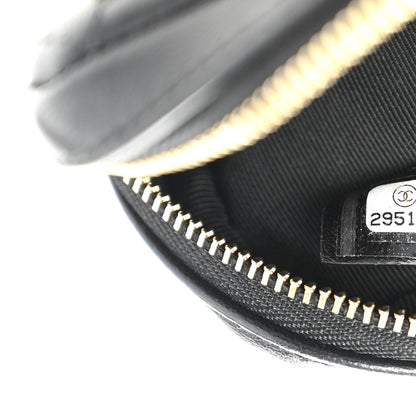 Chanel Lambskin Quilted Waist Bag Black 7 of 10