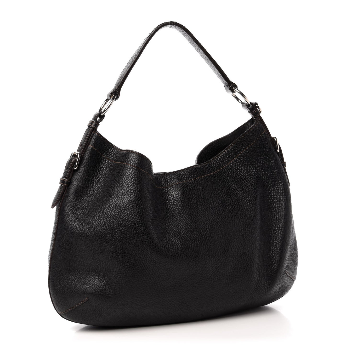 Vitello Daino Hobo Black