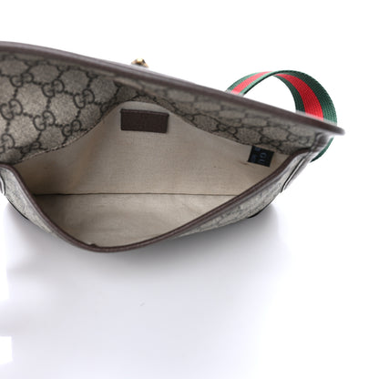 Gucci GG Supreme Monogram Neo Vintage Web Belt Bag Brown 5 of 9