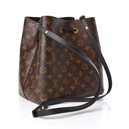 Louis Vuitton Monogram Neonoe MM Black 3 of 9