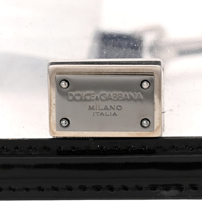 Dolce & Gabbana PVC Medium Miss Sicily Satchel Transparent Black 6 of 11