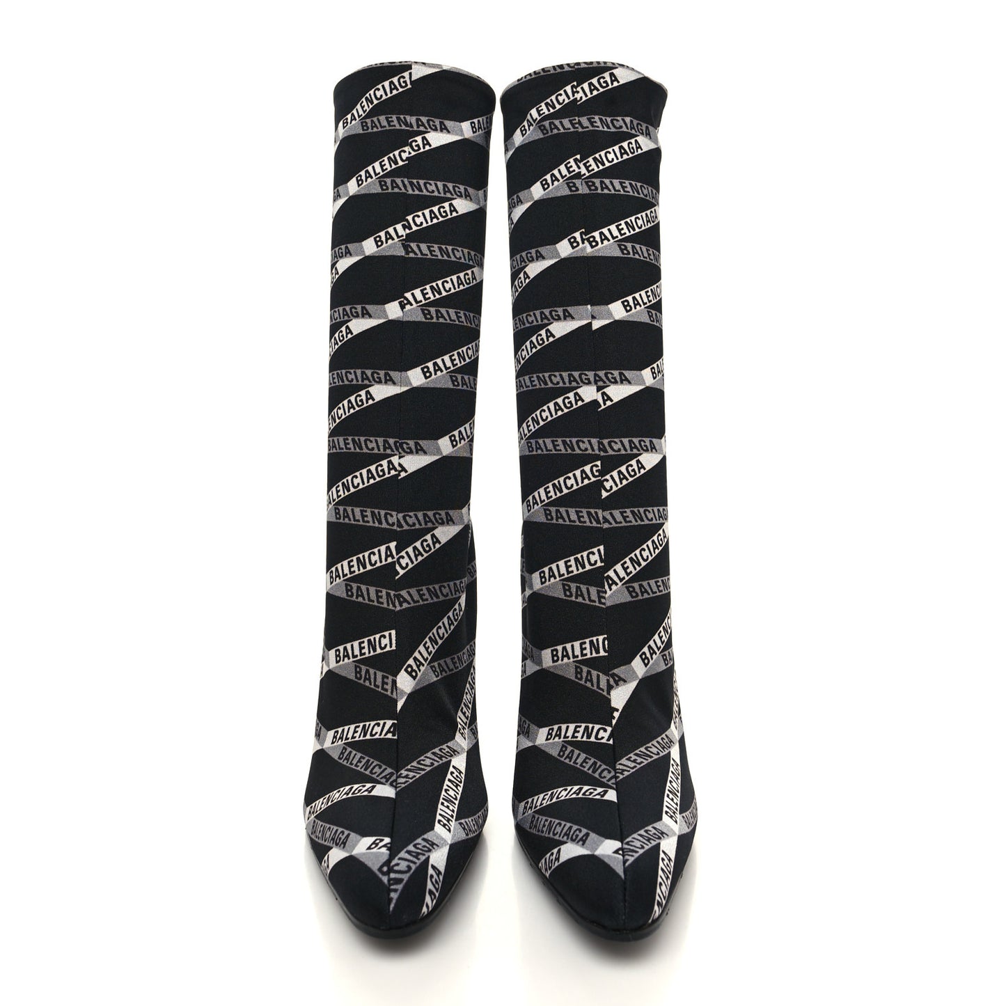 Spandex Losange Monogram 110mm Booties 39 Gris Black