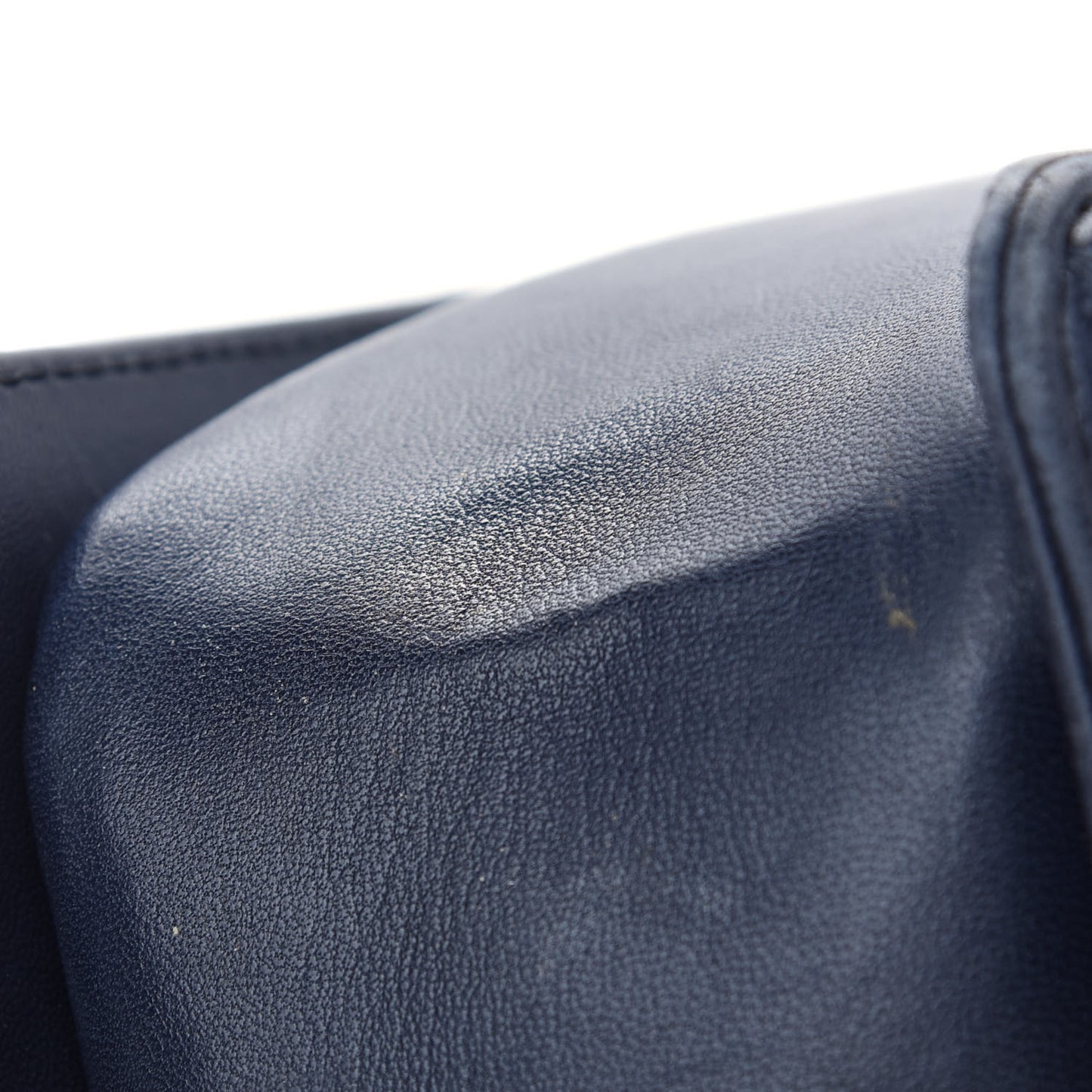 Lambskin Quilted Medium Boy Flap Dark Navy