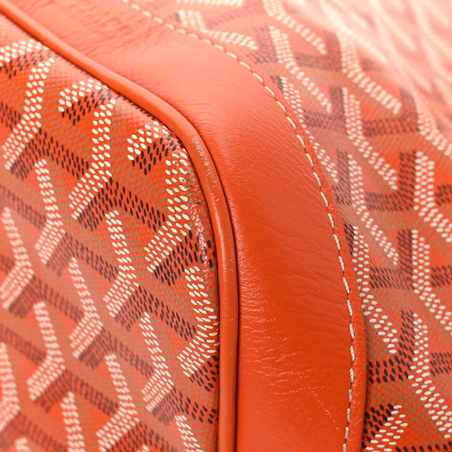 Goyard Goyardine Petit Flot Bucket Bag PM Orange 8 of 11