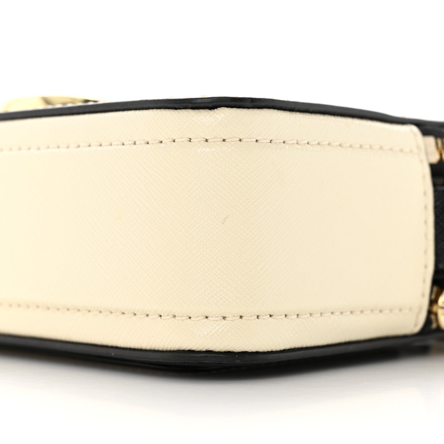 Saffiano Small Snapshot Camera Bag Cloud White Multicolor