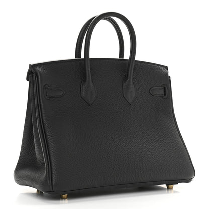 Hermes Togo Birkin 25 Black 3 of 10