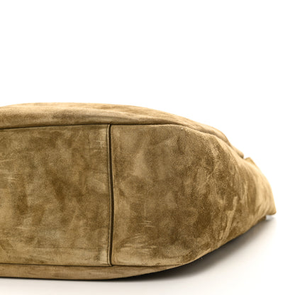 Saint Laurent Suede Large Le 5 A 7 Soft Hobo New Barley 9 of 9