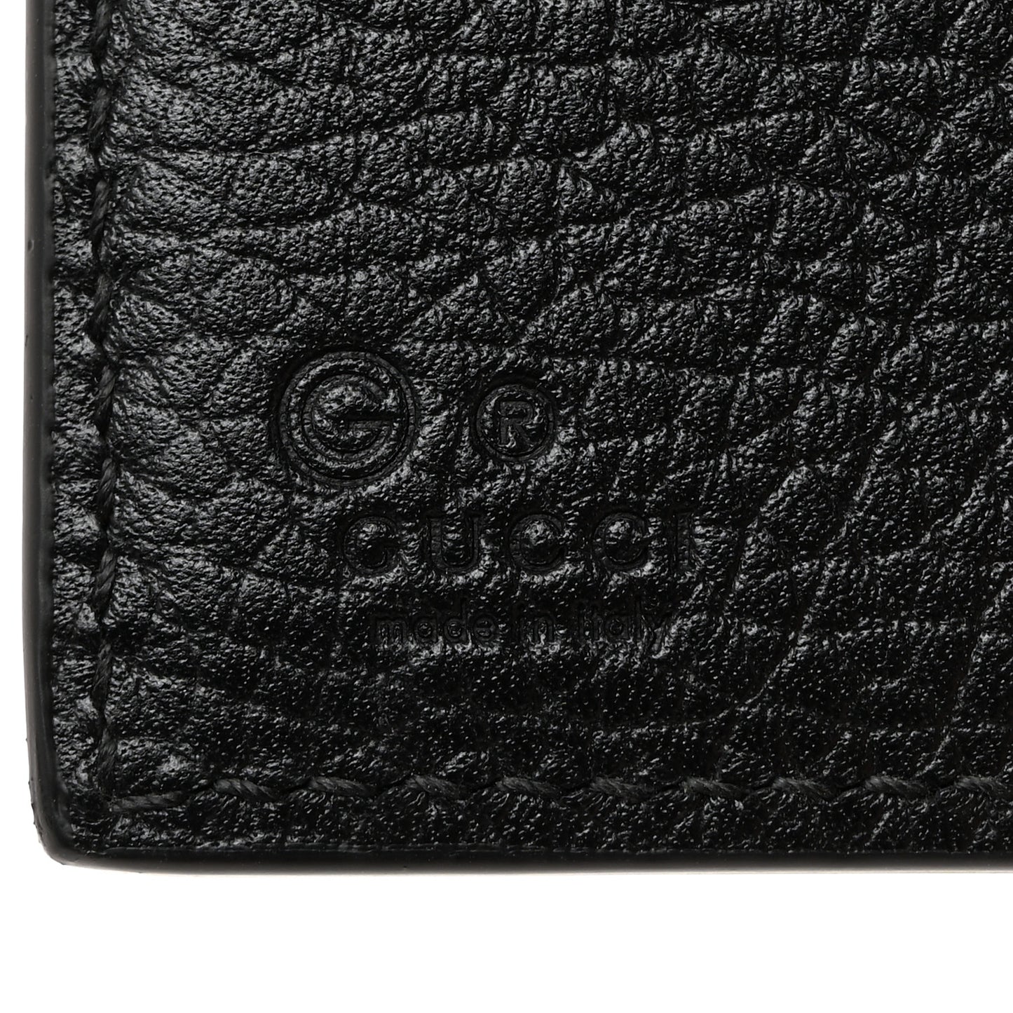 Dollar Calfskin Medium GG Marmont Wallet Black