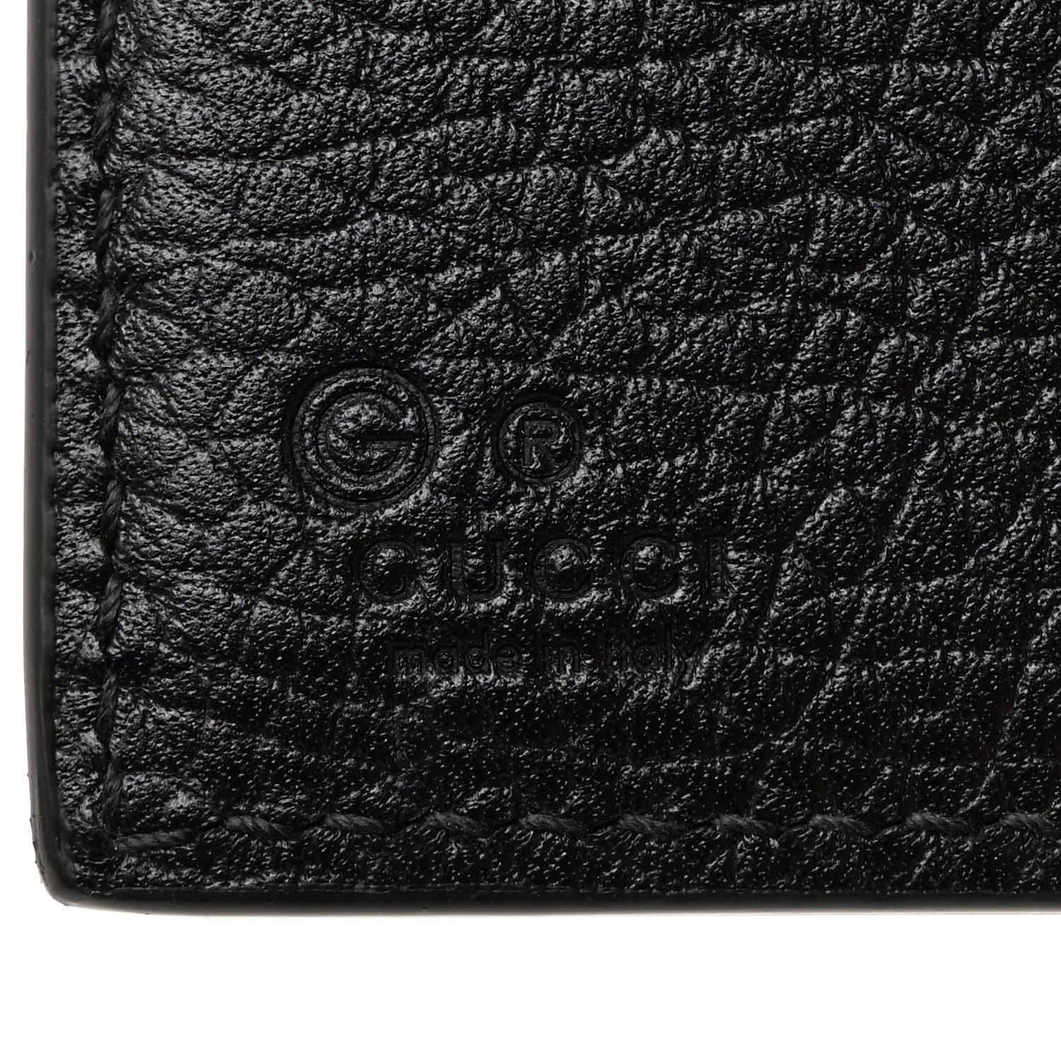 Gucci Dollar Calfskin Medium GG Marmont Wallet Black 6 of 9