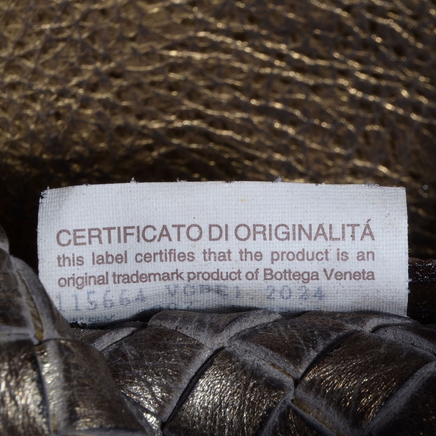Intrecciato Barcelona Medium Cabat Platino Ossidato