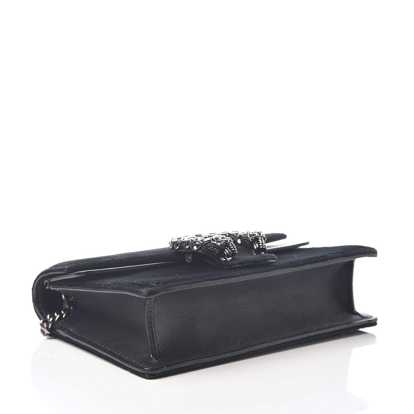 Velvet Super Mini Dionysus Shoulder Bag Black