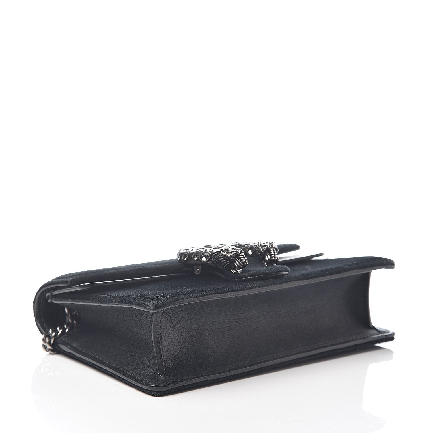 Gucci Velvet Super Mini Dionysus Shoulder Bag Black 3 of 8