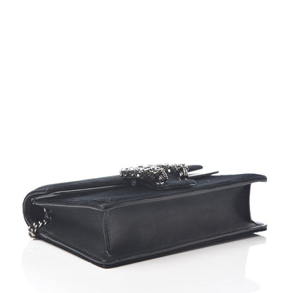 Gucci Velvet Super Mini Dionysus Shoulder Bag Black 3 of 8