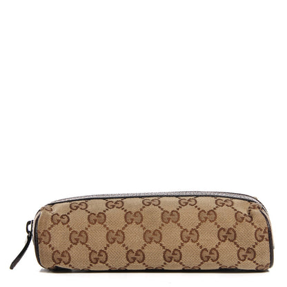 Gucci Monogram Small Balthus Cosmetic Case Dark Brown 1 of 8