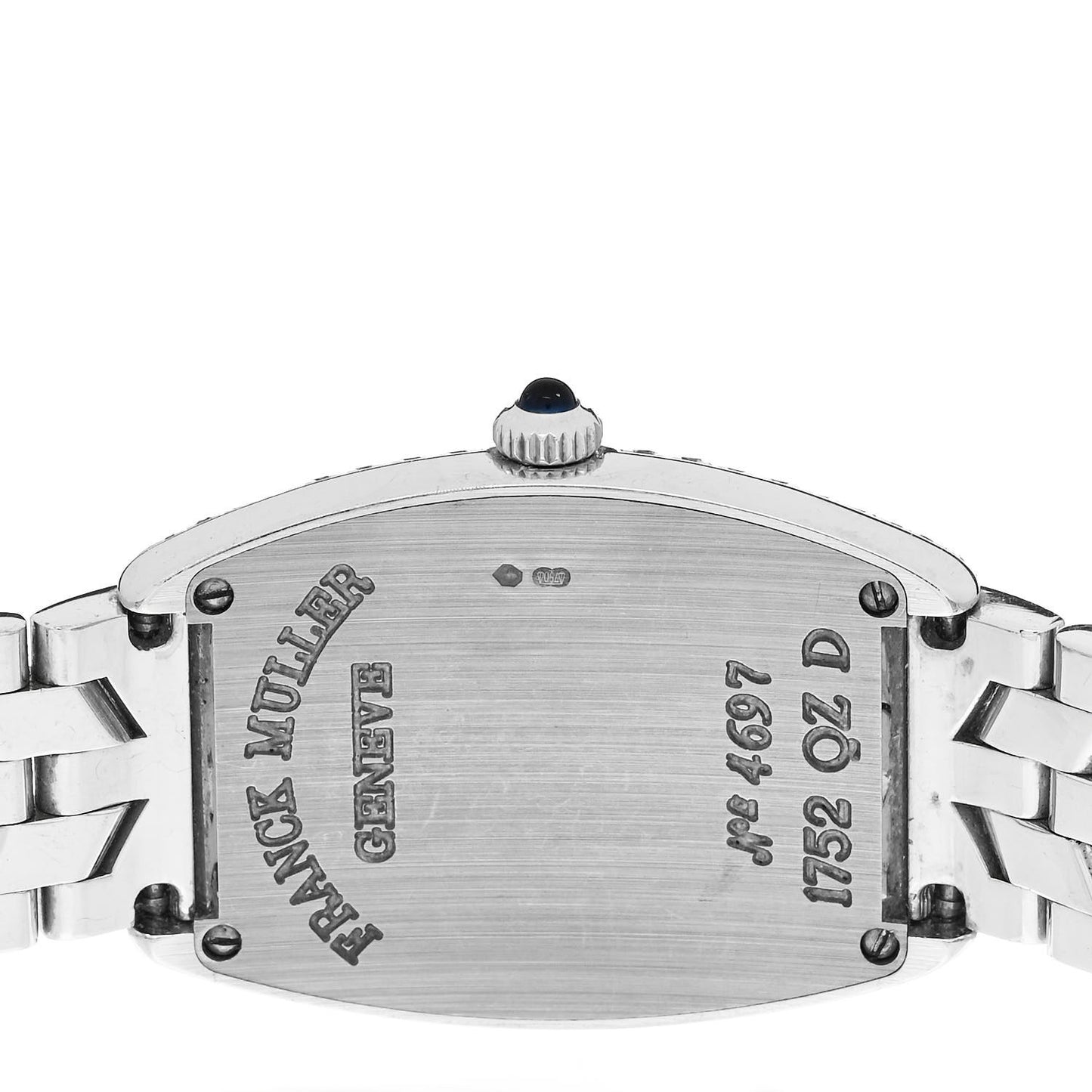 18K White Gold Diamond 25mm Cintree Curvex Quartz Watch 1752QZD