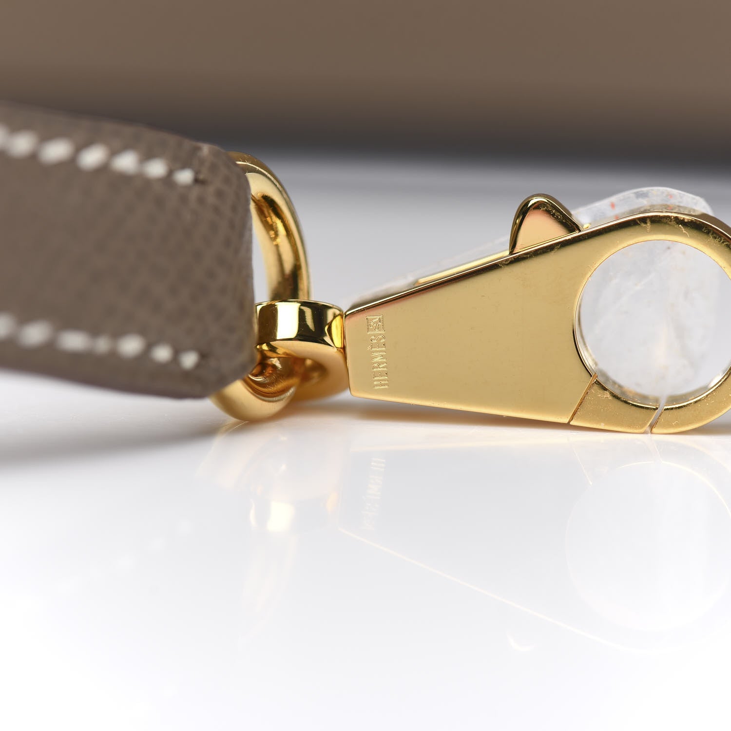 Hermes Epsom Kelly Sellier 32 Etoupe 16 of 34